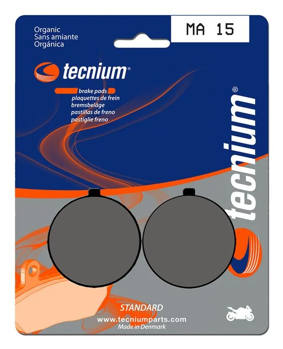 Plaquettes de freins Tecnium route organique – MA15 Ref : TE00568A / 1022372