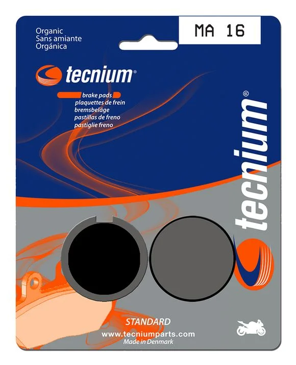 Plaquettes de freins Tecnium route organique – MA16 Ref : TE00573A / 1022383