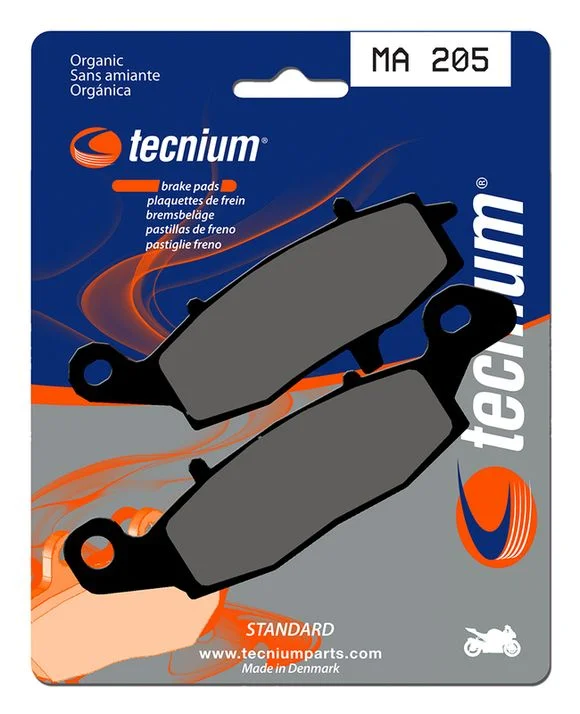 Plaquettes de freins Tecnium route organique – MA205 Ref : TE00589A / 1022420