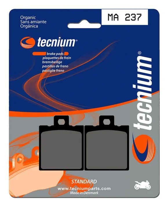Plaquettes de freins Tecnium route organique – MA237 Ref : TE02021A / 1022436