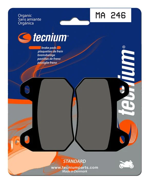 Plaquettes de freins Tecnium route organique – MA246 Ref : TE00598A / 1022440