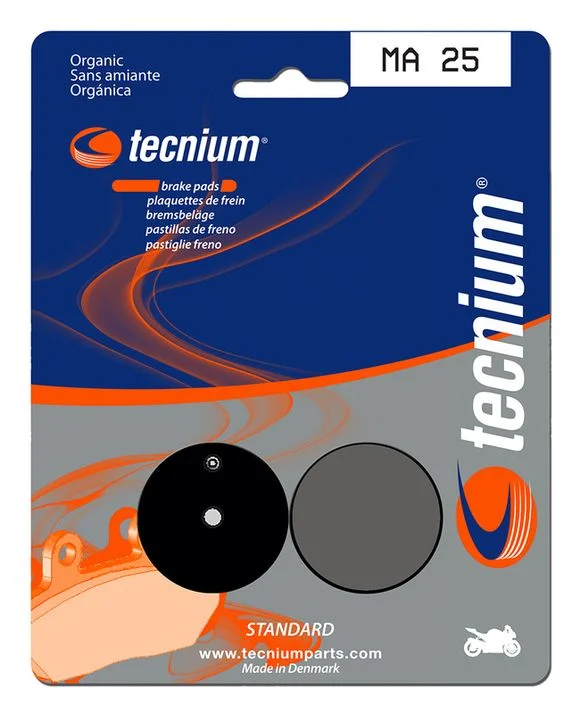 Plaquettes de freins Tecnium route organique – MA25HONDA 125 CB 125 S (CB125S) – 1976 – 1977Ref : TE00599A / 1022441