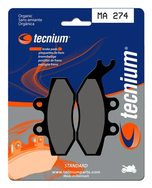 Plaquettes de freins Tecnium route organique – MA274 Ref : TE00604A / 1022452