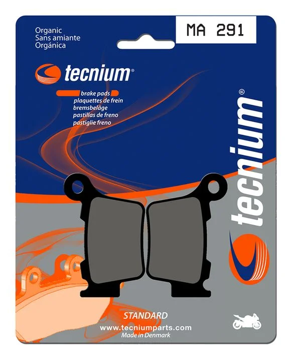 Plaquettes de freins Tecnium route organique – MA291 Ref : TE00609A / 1022463