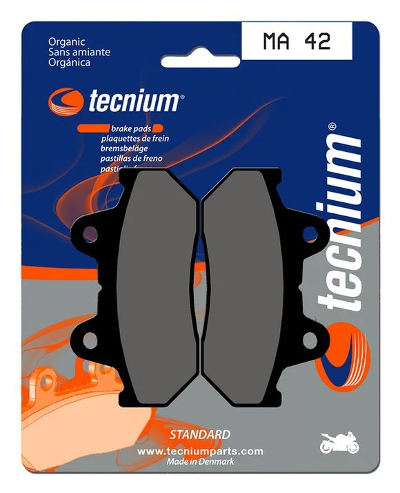 Plaquettes de freins Tecnium route organique – MA42 Ref : TE00639A / 1022509
