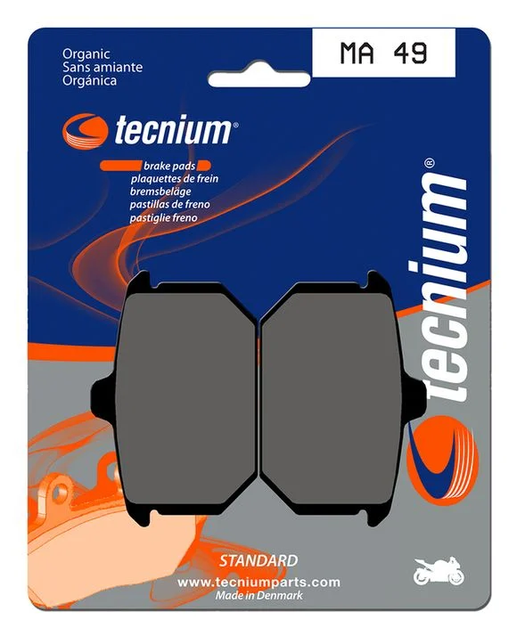 Plaquettes de freins Tecnium route organique – MA49 Ref : TE00647A / 1022521