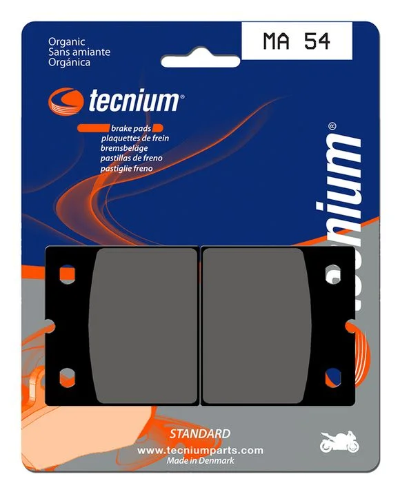 Plaquettes de freins Tecnium route organique – MA54 Ref : TE00652A / 1022527