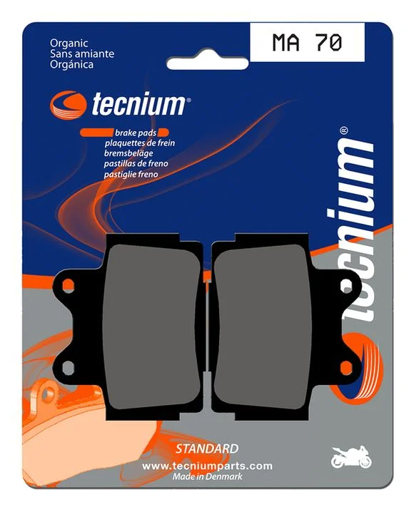 Plaquettes de freins Tecnium route organique – MA70 Ref : TE00660A / 1022539