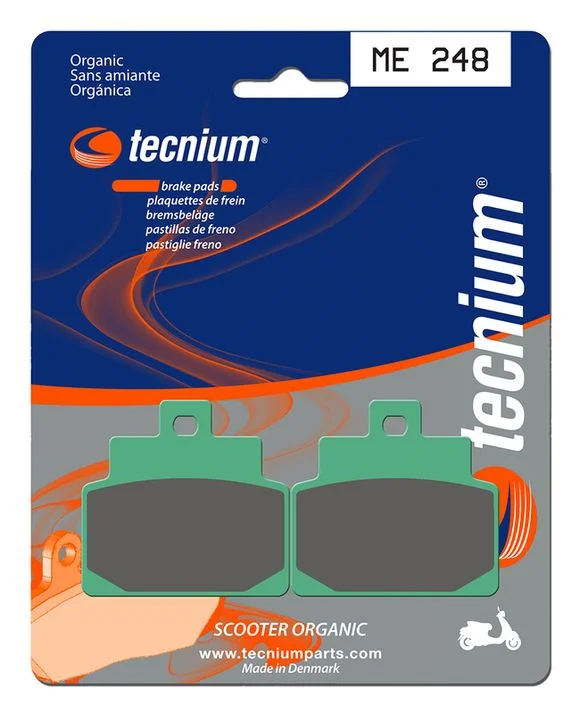 Plaquettes de freins Tecnium Scooter organique – ME248 Ref : TE00731A / 1022654