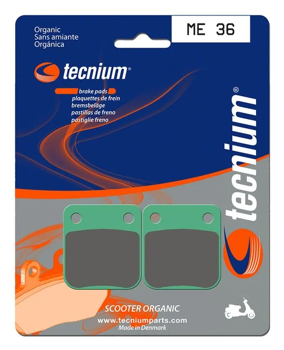 Plaquettes de freins Tecnium Scooter organique – ME36 Ref : TE00753A / 1022686