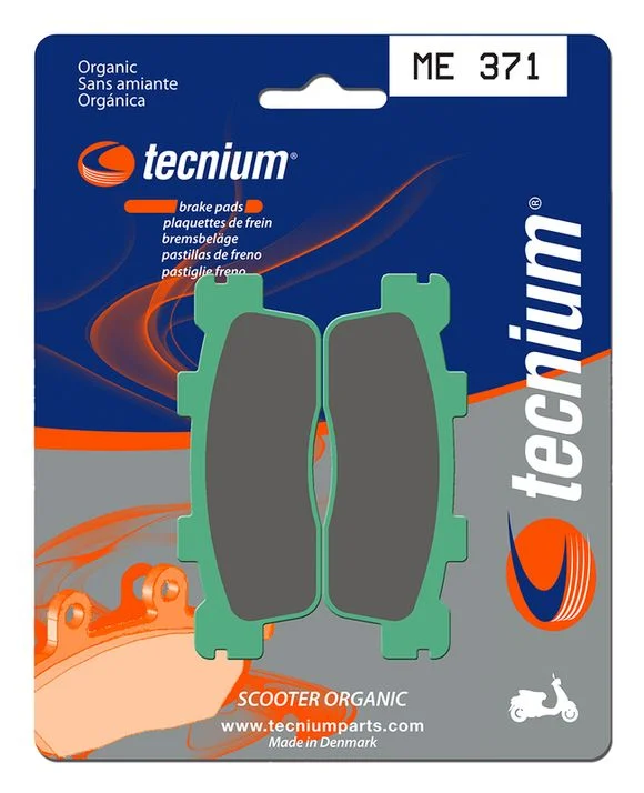 Plaquettes de freins Tecnium Scooter organique – ME371 Ref : TE01987A / 1022690