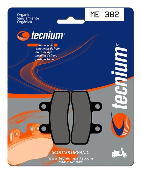 Plaquettes de freins Tecnium Scooter organique – ME382ITALJET 125 PIT JET 125 – 2007 – 2009Ref : TE00758A / 1022697