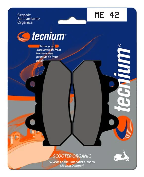 Plaquettes de freins Tecnium Scooter organique – ME42 Ref : TE00760A / 1022701