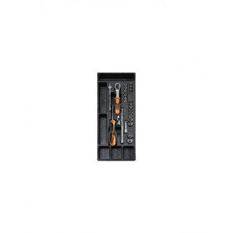 Plateau thermoforme rigide BETA avec outils 1/4 »