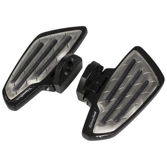 Platine de repose pied Highway Hawk Tech glide pour passager – Gris Ref : HIG0494