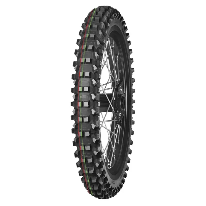 Pneu MITAS TERRA FORCE-MX MH 60/100-14 29M TT MEDIUM HARD TERRAIN RED GREEN NHS