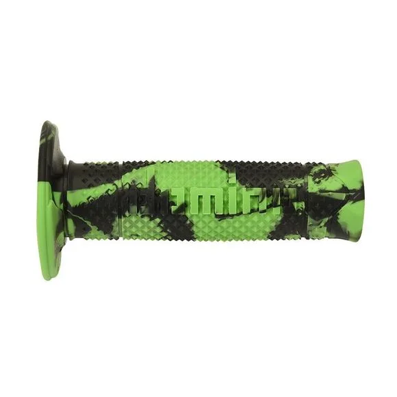Poignées de guidon Domino OFF-ROAD SNAKE Universel – Rouge / Blanc Ref : DO0018