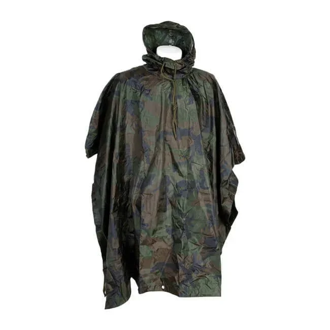 Poncho Woodland Camo
