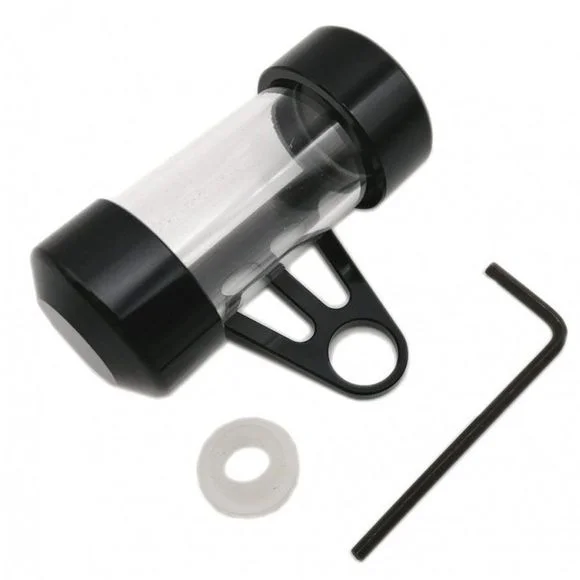 Porte assurance Brazoline cylindrique aluminium noir 70 mm Universel – Noir Ref : 60014