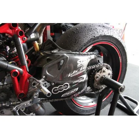 Protection bras oscillant racing carbone DUCATI 848 1098 1198