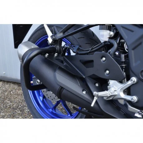 Protection d’echappement TOP BLOCK type moto ecole YAMAHA MT-03 2020-2023