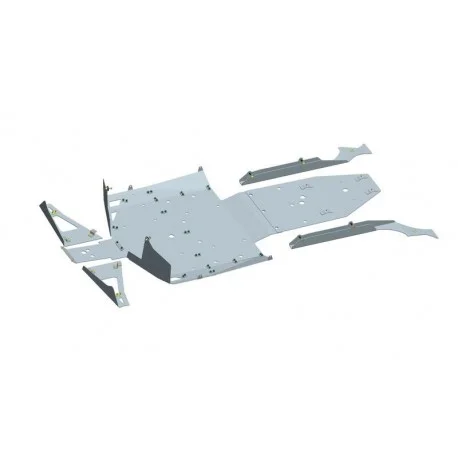 Protection de chassis complete ART aluminium Polaris