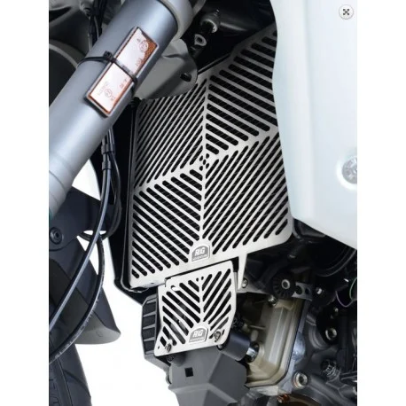 Protection de radiateur d&rsquo;eau R&G RACING inox DUCATI 1200 MULTISTRADA 2015-2018