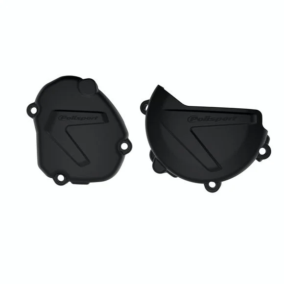 Protection Moteur Polisport Protections de carters d’embrayage et d’allumage noir Ref : PLS00712A / 1119646001