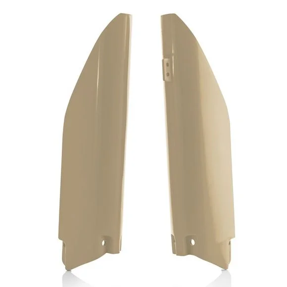 Protections de fourche Acerbis Universel – Jaune / Blanc Ref : AE5873