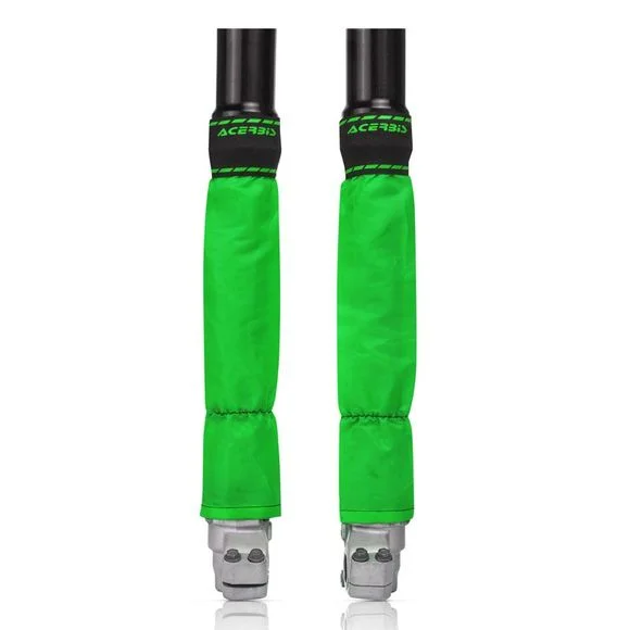 Protections de fourche Acerbis Z-MUD Universel – Vert / Noir Ref : AE5763