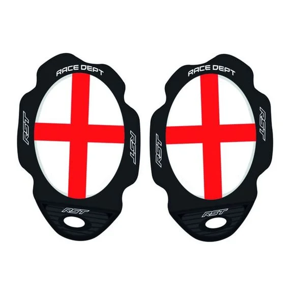 Protections genoux RST SLIDER CROIX DE ST GEORGE – Blanc / Rouge Ref : RST0265 / 8005273