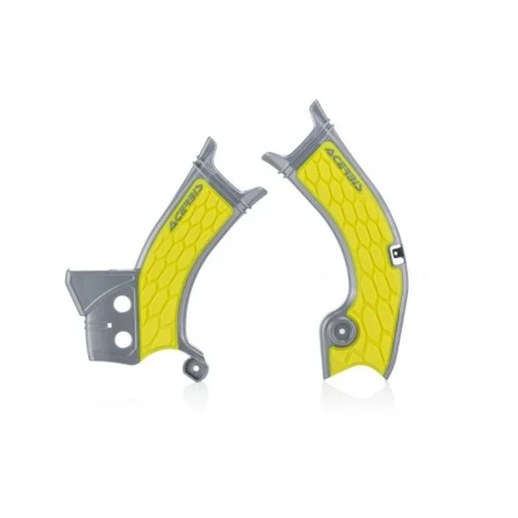 Protège cadre Acerbis x grip – Jaune / Noir Ref : AE2936