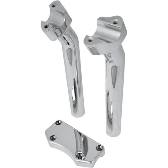 Réhausseur Drag Specialties Riser kit 24 cm pour guidon Diamètre 25.4-38 mm Universel – Gris Ref : DRG0151