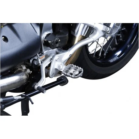 Repose pied reglable SW MOTECH ION BMW G310R HONDA VARADERO KTM DUKE MOTO GUZZI V85TT STELVIO SUZUKI V-STROM
