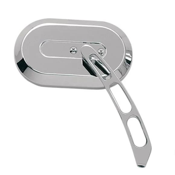 Rétroviseur Drag Specialties Oval position gauche (l’unité) Universel – Gris Ref : DRG0188 / 19016232