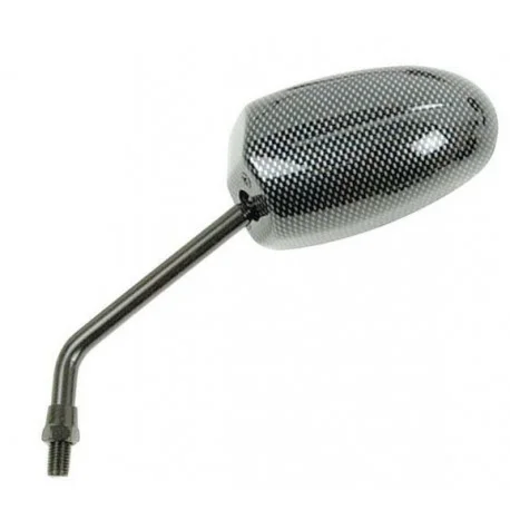 Retroviseur moto gauche / droit V PARTS Carbone F1 Ovale M10x125