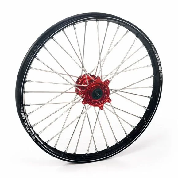 Roue Haan Wheels arrière dimension 16×1.85 Noir/Rouge Ref : HW77004689 / 1076007002