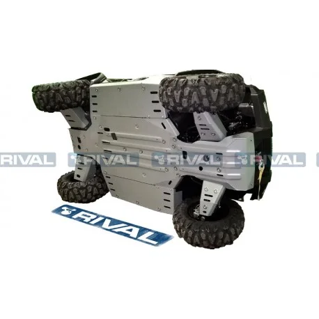 Sabot complet RIVAL – aluminium 4mm CF Moto Uforce 500/800