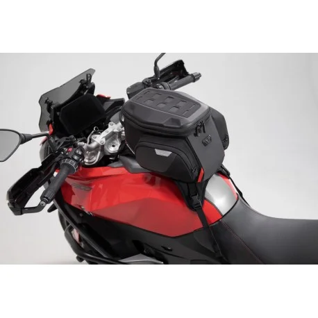 Sacoche de reservoir SW MOTECH a sangles PRO Enduro. 12 a 15 Litres avecSupport a sangles