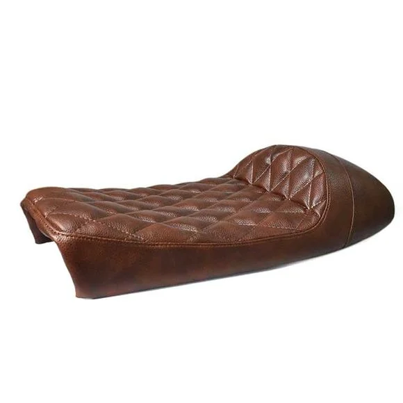 Selle confort Brazoline café racer universelle Universel – Marron Ref : BRZ0078