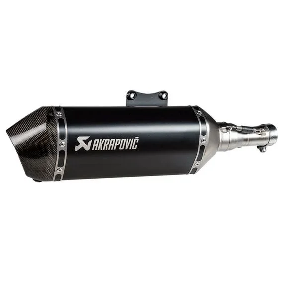 Silencieux Akrapovic Inox noir embout carbone – Noir Ref : SA0029 / 18114243