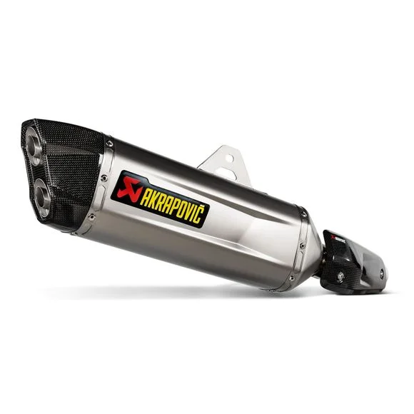 Silencieux Akrapovic Titane embout Carbone – Gris Ref : SA0053 / 18114439
