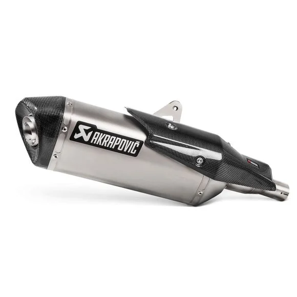 Silencieux Akrapovic Titane embout Carbone – Gris Ref : SA0060 / 18114617