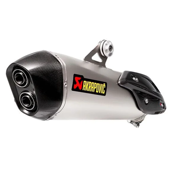 Silencieux Akrapovic Titane embout carboneBMW 650 C 650 GT (0C05) – 2016 – 2020Ref : S-B6SO8-HZAAT / 18113131