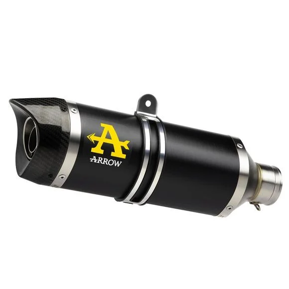 Silencieux Arrow Thunder Alu dark embout carbone – Noir Ref : AW0287 / 71821AKN