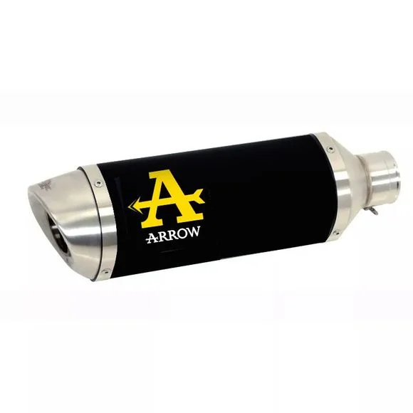 Silencieux Arrow Thunder Alu Dark embout inox – Noir Ref : AW0331 / 71860AON