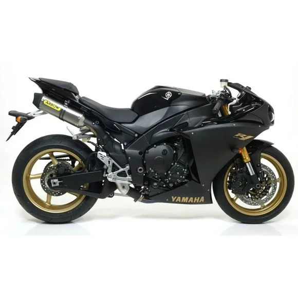Silencieux Arrow Titane Race-tech embout carboneYAMAHA 1000 YZF-R1 (RN22) – 2009 – 2014Ref : 71735PK
