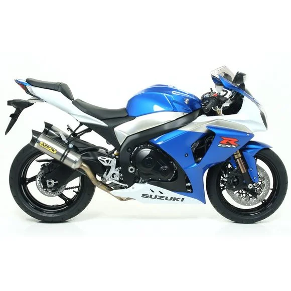 Silencieux Arrow Titane Street thunder embout acierSUZUKI 1000 GSX-R 1000 – 2007 – 2008Ref : 71721PO