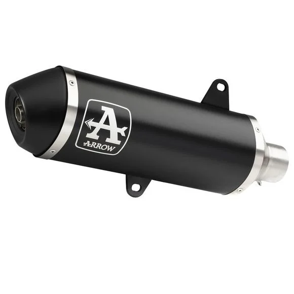 Silencieux Arrow Urban alu Dark embout noir mat – Noir Ref : AW0502 / 53511ANN