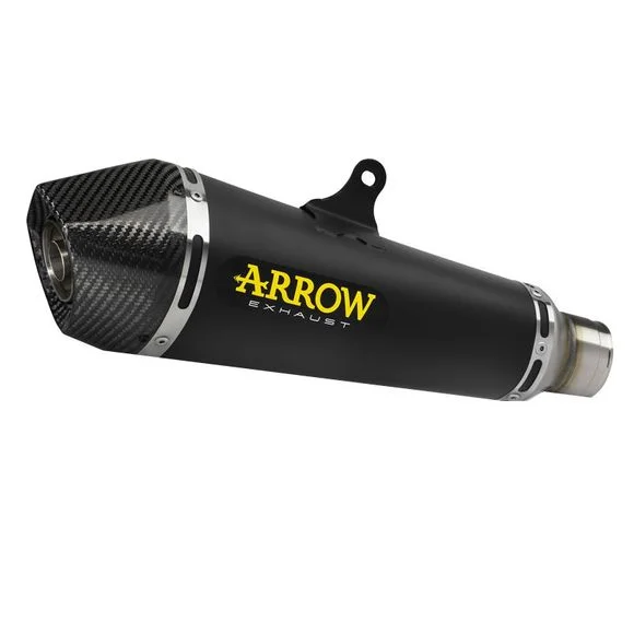 Silencieux Arrow X-kone Nichrom Dark embout carbone – Noir Ref : AW0057 / 71952XKN